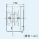 パナソニック 気調・熱交換形換気扇 壁掛形・1パイプ式 手動式シャッター 色=ホワイト 温暖地・準寒冷地用 気調・熱交換形換気扇 壁掛形・1パイプ式 手動式シャッター 色=ホワイト 温暖地・準寒冷地用 FY-12ZH1-W 画像3
