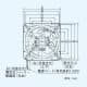 パナソニック 有圧換気扇 低騒音形 排-給気兼用仕様 単相・100V 有圧換気扇 低騒音形 排-給気兼用仕様 単相・100V FY-40MSU3 画像2