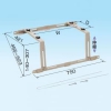 オーケー器材 【生産完了品】室外機据付架台 《スカイキーパー RAキーパー》 屋根置台 塗装仕上げ K-KYN5EA