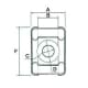 エスケイ工機 固定具 ビス止め 100個入 固定具 ビス止め 100個入 SKM-50 画像2