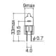 岩崎電気 【受注生産品】アイ ハロゲンランプ 非常灯専用 JE形 全光束:190lm 色温度:3000K 口金:G4 アイ ハロゲンランプ 非常灯専用 JE形 全光束:190lm 色温度:3000K 口金:G4 JE6V10W 画像2