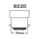 アサヒ 【お買い得品 100個セット】ナツメ球 径26mm 10W 口金B22D クリヤー 【お買い得品 100個セット】ナツメ球 径26mm 10W 口金B22D クリヤー T26B22D110V10WC_100set 画像2