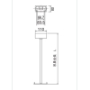 パナソニック 【生産完了品】誘導灯取付吊具 角タイプ 長さ250mmタイプ FP01625P