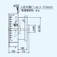 三菱 パイプ用ファン 角形格子グリル 電源コード(プラグ付) 接続パイプ:φ150mm 居室・トイレ・洗面所用 パイプ用ファン 角形格子グリル 電源コード(プラグ付) 接続パイプ:φ150mm 居室・トイレ・洗面所用 V-12PS8 画像3