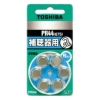 東芝 補聴器用空気電池 公称電圧:1.4V サイズ:径11.6×総高5.4mm 6個入 PR44V6P