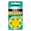 東芝 補聴器用空気電池 公称電圧:1.4V サイズ:径5.8×総高3.6mm 6個入 PR536V6P