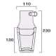 フジ矢 ペンチホルダー Dカン付 ペンチ2丁差し サイズ:230×130×110mm ペンチホルダー Dカン付 ペンチ2丁差し サイズ:230×130×110mm LP-3D 画像4