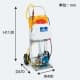 タスコ タンク付洗浄機 ポンプ圧力3.5MPa オイルレスポンプ搭載 タンク容量15L タンク付洗浄機 ポンプ圧力3.5MPa オイルレスポンプ搭載 タンク容量15L TA351C 画像2