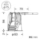 山田照明 【生産完了品】ダウンライト 取付穴φ75mm 埋込高94mm 電球(EZ10口金)別売・トランス別売 【生産完了品】ダウンライト 取付穴φ75mm 埋込高94mm 電球(EZ10口金)別売・トランス別売 DE-2992 画像3