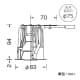 山田照明 【生産完了品】ダウンライト 取付穴φ75mm 埋込高94mm 電球(EZ10口金)別売・トランス別売 【生産完了品】ダウンライト 取付穴φ75mm 埋込高94mm 電球(EZ10口金)別売・トランス別売 DE-2995 画像3