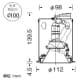 山田照明 【生産完了品】ダウンライト 取付穴φ100mm 埋込高139.5mm 電球(E11口金)別売 【生産完了品】ダウンライト 取付穴φ100mm 埋込高139.5mm 電球(E11口金)別売 DE-2194 画像3