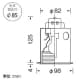 山田照明 【生産完了品】ダウンライト 取付穴φ85mm 埋込高125mm E17クリプトン球(ホワイト)PS60W形×1 ホワイト 【生産完了品】ダウンライト 取付穴φ85mm 埋込高125mm E17クリプトン球(ホワイト)PS60W形×1 ホワイト DE-2159 画像3