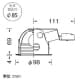 山田照明 【生産完了品】ダウンライト 取付穴φ85mm 埋込高69mm E17クリプトン球(ホワイト)PS60W形×1 ホワイト ダウンライト 取付穴φ85mm 埋込高69mm E17クリプトン球(ホワイト)PS60W形×1 ホワイト DE-2594 画像3