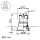 山田照明 【生産完了品】ダウンライト 防雨型 取付穴φ75mm 埋込高110mm 電球(GU5.3口金)別売・トランス別売 ダウンライト 防雨型 取付穴φ75mm 埋込高110mm 電球(GU5.3口金)別売・トランス別売 DD-3136 画像3