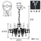 山田照明 【生産完了品】シャンデリア 4.5〜6畳向け E17シャンデリア球(クリア)40W形×6 シャンデリア 4.5～6畳向け E17シャンデリア球(クリア)40W形×6 CI-4265 画像4