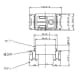 パナソニック 埋込接地コンセント 15A 125V グレー 埋込接地コンセント 15A 125V グレー WN1101H 画像2