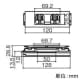 パナソニック 【在庫限り】露出配線器具 接地ダブルコンセント ライトグレー 15A 125V 露出配線器具 接地ダブルコンセント ライトグレー 15A 125V WK5110H 画像2