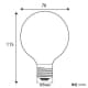 アサヒ 【生産完了品】チャームランプ 100V 2〜3W ガラス径:76mm 口金:E26 燃えろ太陽 赤 【生産完了品】チャームランプ 100V 2～3W ガラス径:76mm 口金:E26 燃えろ太陽 赤 チャームライトモエロタイヨウ 画像3