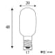 アサヒ 【お買い得品 100個セット】ナツメ球 T20 110V10W 全光束:50lm 口金:E17 クリヤー 【お買い得品 100個セット】ナツメ球 T20 110V10W 全光束:50lm 口金:E17 クリヤー ナツメT20E17110V-10W(C)_100set 画像3
