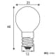 アサヒ パイロットランプ G25 110V5W 全光束:20lm 口金:E12 クリヤー パイロットランプ G25 110V5W 全光束:20lm 口金:E12 クリヤー G25E12110V-5W(C) 画像3