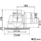 高須産業 天井埋込形換気扇 フィルター付格子パネルタイプ 強制排気用 低騒音形 接続パイプ:φ100mm 開口寸法:175×175mm 天井埋込形換気扇 フィルター付格子パネルタイプ 強制排気用 低騒音形 接続パイプ:φ100mm 開口寸法:175×175mm TK-180MS 画像2