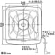 高須産業 台所用・一般用換気扇 フィルタータイプ 15cm 連動式シャッター 4枚羽 台所用・一般用換気扇 フィルタータイプ 15cm 連動式シャッター 4枚羽 FF-150 画像2