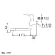 SANEI シングル自在水栓 節水水栓 パイプ下向きタイプ パイプ長さ:170mm シングル自在水栓 節水水栓 パイプ下向きタイプ パイプ長さ:170mm A1071-13 画像3