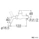 SANEI 共用万能ホーム水栓 呼び:13 共用万能ホーム水栓 呼び:13 JY16J-13 画像2