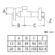 SANEI 止水栓本体 共用形 ナット付 呼び:13 止水栓本体 共用形 ナット付 呼び:13 V22A-X-13 画像2