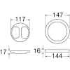 SANEI 流し排水栓フタセット キッチン用 SAN-EI製H650A、H651A用 (ゴム)EPDM製 (フタ)ポリプロピレン製 流し排水栓フタセット キッチン用 SAN-EI製H650A、H651A用 (ゴム)EPDM製 (フタ)ポリプロピレン製 PH63A-9S 画像3