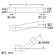 SANEI パン排水フレキ 洗濯機用 VUパイプ呼び径:50 長さ:300mm パン排水フレキ 洗濯機用 VUパイプ呼び径:50 長さ:300mm H640-50X300 画像2