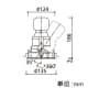 オーデリック LEDユニバーサルダウンライト M形 深型 埋込穴φ125 CDM-T35Wクラス 高効率タイプ 拡散配光 連続調光 本体色:オフホワイト 電球色タイプ 3000K LEDユニバーサルダウンライト M形 深型 埋込穴φ125 CDM-T35Wクラス 高効率タイプ 拡散配光 連続調光 本体色:オフホワイト 電球色タイプ 3000K XD402192 画像2