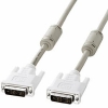サンワサプライ DVIディスプレイ用ケーブル シングルリンクモード用 フェライトコア付 1m ホワイト KC-DVI-1K