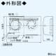 パナソニック ブレスファン 6畳用 壁掛形(標準形) 温暖地・準寒冷地タイプ 居室用 適用パイプφ100mm 埋込寸法φ110mm ブレスファン 6畳用 壁掛形(標準形) 温暖地・準寒冷地タイプ 居室用 適用パイプφ100mm 埋込寸法φ110mm FY-CL6A 画像2