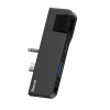 電材堂 USBハブアダプター USB〜Surface Go ブラック DCAHUBFG01
