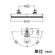 DAIKO LEDベースライト Hf16W×2灯 高出力相当 非調光タイプ 温白色 LEDベースライト Hf16W×2灯 高出力相当 非調光タイプ 温白色 LZB-90788AWE 画像2