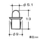 トキスター TBランプ(白熱ランプ) 屋内専用 24V 0.89W 1.8lm 20個入 TBランプ(白熱ランプ) 屋内専用 24V 0.89W 1.8lm 20個入 TB-101_set 画像2