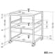 サンワサプライ プリンタスタンド 高さ2段階設定可能 W600×D600×H700・720mm プリンタスタンド 高さ2段階設定可能 W600×D600×H700・720mm LPS-T6060 画像2
