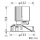 山田照明 LEDダウンライト 調光・調色タイプ ウォールウォッシャータイプ FHT42W相当 電球色〜昼白色 天井切込穴φ125mm LEDダウンライト 調光・調色タイプ ウォールウォッシャータイプ FHT42W相当 電球色〜昼白色 天井切込穴φ125mm DD-3397 画像2