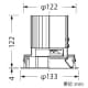 山田照明 LEDダウンライト 軒下用 調光・調色タイプ 防雨型 FHT42W相当 電球色〜昼白色 配光角度30° 天井切込穴φ125mm グレアレスタイプ LEDダウンライト 軒下用 調光・調色タイプ 防雨型 FHT42W相当 電球色〜昼白色 配光角度30° 天井切込穴φ125mm グレアレスタイプ DD-3398 画像2