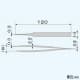 エンジニア 鉄腕ピンセット 極細タイプ 先端0.3mm 全長120mm 鉄腕ピンセット 極細タイプ 先端0.3mm 全長120mm PT-31 画像2