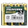 ヤザワ 【在庫限り】アルカリ乾電池 単3形 4本入 シュリンクパック LR6Y4S