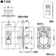 DAIKO LED足元灯 電球色 非調光タイプ 0.1W 1個用スイッチボックス専用 自動点滅器/コンセント付 LED足元灯 電球色 非調光タイプ 0.1W 1個用スイッチボックス専用 自動点滅器/コンセント付 DBK-36713 画像3