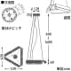 マックスレイ 【生産完了品】LEDペンダントライト LEDリネストラランプ用 7.5W×3灯 ランプ別売 S14d口金 ゴールドヘアーライン LEDペンダントライト LEDリネストラランプ用 7.5W×3灯 ランプ別売 S14d口金 ゴールドヘアーライン MP40453-31 画像2