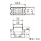 パナソニック 埋込扉付コンセント 15A 125V セラミックホワイト 埋込扉付コンセント 15A 125V セラミックホワイト WN1051CW 画像2