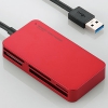 ELECOM USB3.0メモリリーダライタ 5スロット 56メディア対応 レッド MR3-A006RD