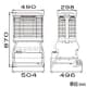 オリオン機械 【生産完了品】赤外線暖房機 ジェットヒーターBRITE 《kagayaki》 業務用 単相100V 放射式直火形 前面加温タイプ 回転霧化式 3段燃焼切替 木造約24坪/コンクリート約32坪 反射板付 赤外線暖房機 ジェットヒーターBRITE 《kagayaki》 業務用 単相100V 放射式直火形 前面加温タイプ 回転霧化式 3段燃焼切替 木造約24坪/コンクリート約32坪 反射板付 GHR240A-R 画像2