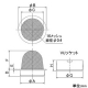 カクダイ 【販売終了】山型防虫目皿 VP・VU管兼用 呼び50 固定式タイプ 山型防虫目皿 VP・VU管兼用 呼び50 固定式タイプ 400-238-50 画像2