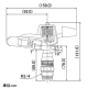 カクダイ 【販売終了】低角度スプリンクラー 双孔式 全回転タイプ 取付ネジR3/4 ノズル口径4.0×2.6mm 低角度スプリンクラー 双孔式 全回転タイプ 取付ネジR3/4 ノズル口径4.0×2.6mm 548-007-20 画像2