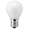 電材堂 LED電球 S35ミニランプ形 ホワイトタイプ 15W形相当 電球色 口金E17 LDA1LG35E17WHDNZ